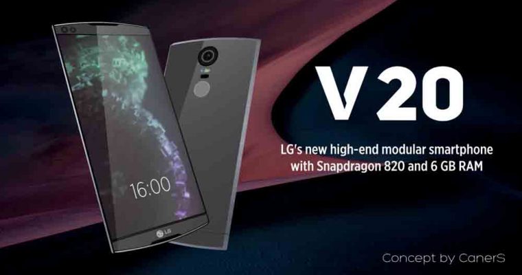 مشخصات LG V20 برای اولین بار منتشر شد